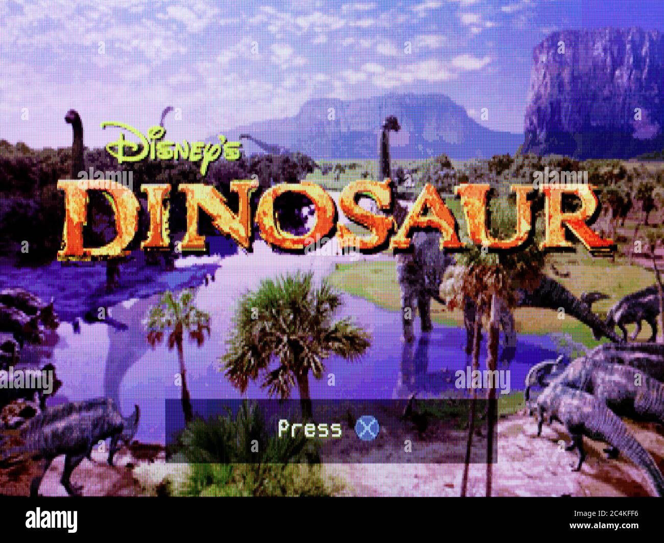 Disney's Dinosaur - Sony PlayStation 1 PS1 PSX - solo para uso editorial Foto de stock