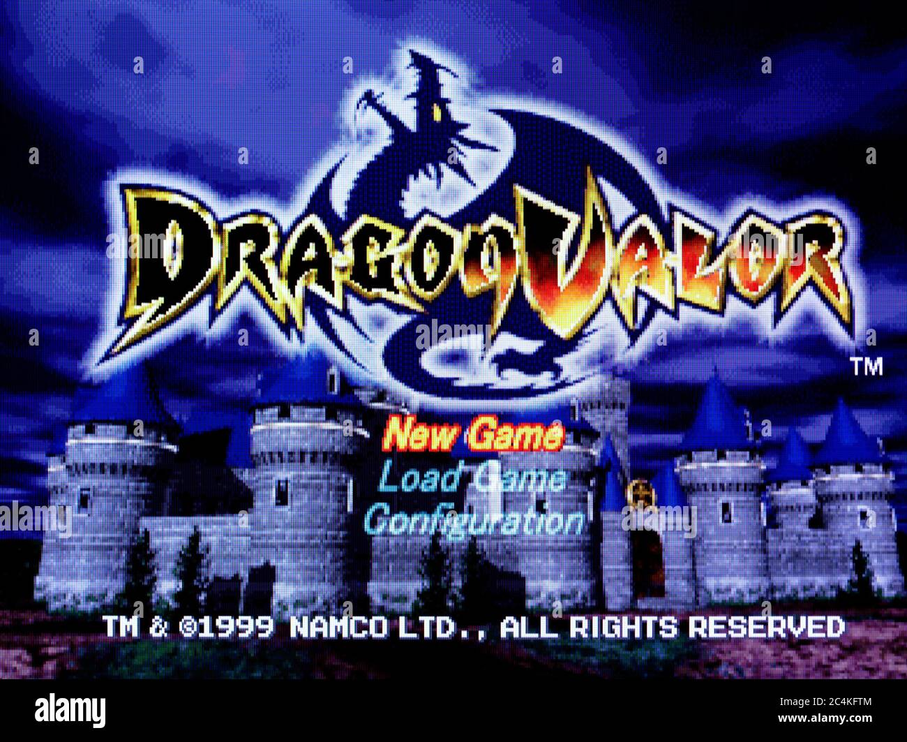 Dragon Valor - Sony PlayStation 1 PS1 PSX - solo para uso editorial Foto de stock