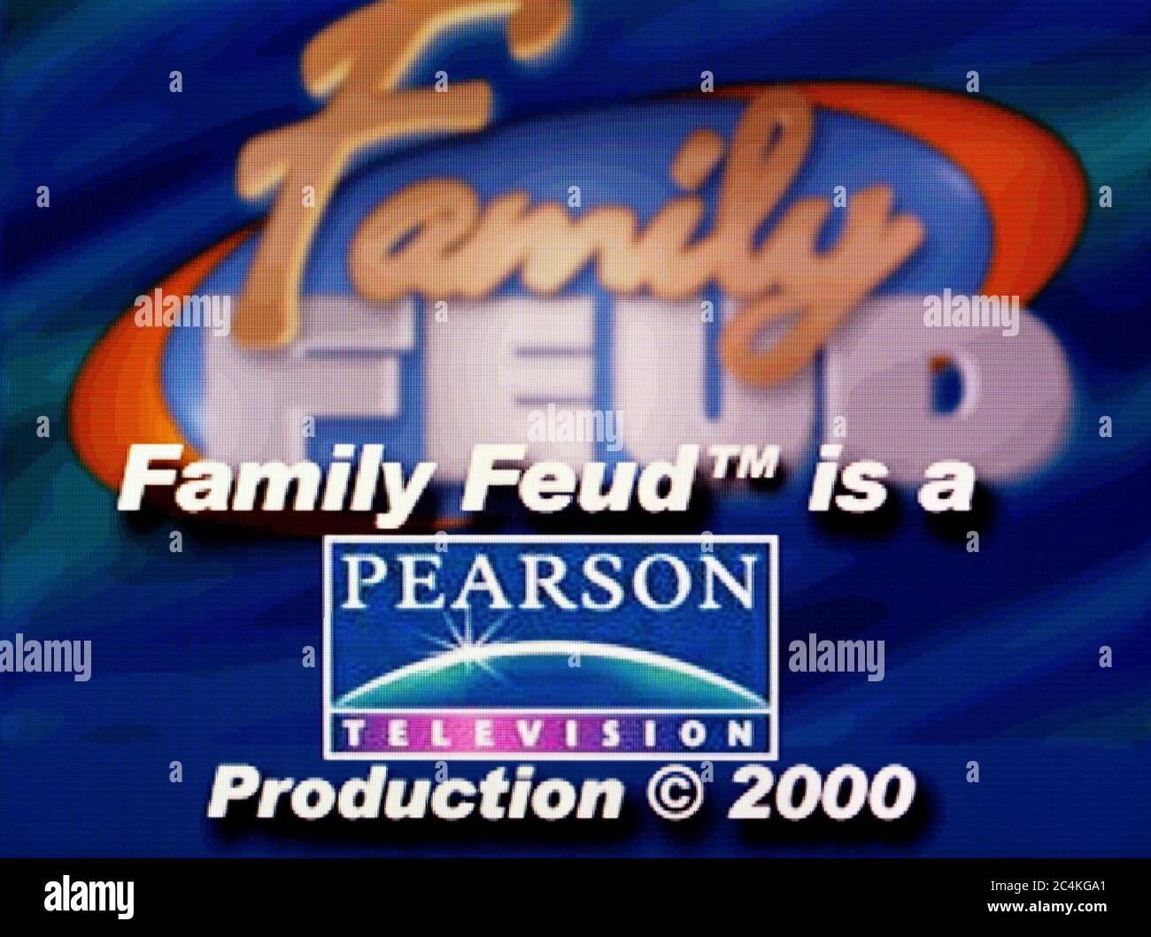 Family Feud - Sony PlayStation 1 PS1 PSX - solo para uso editorial Foto de stock