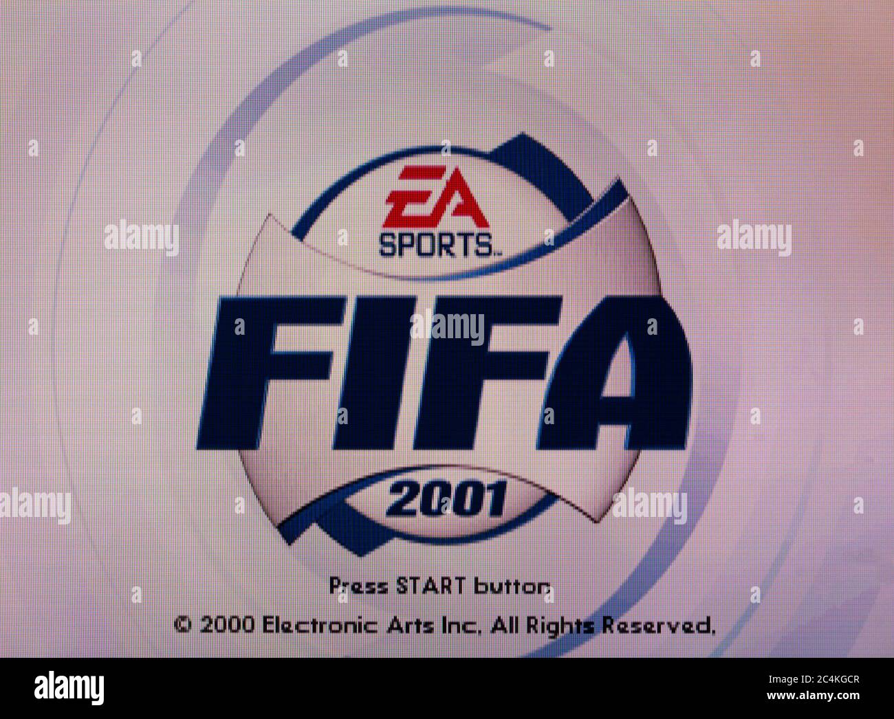 FIFA 2001 - Sony PlayStation 1 PS1 PSX - solo para uso editorial Foto de stock