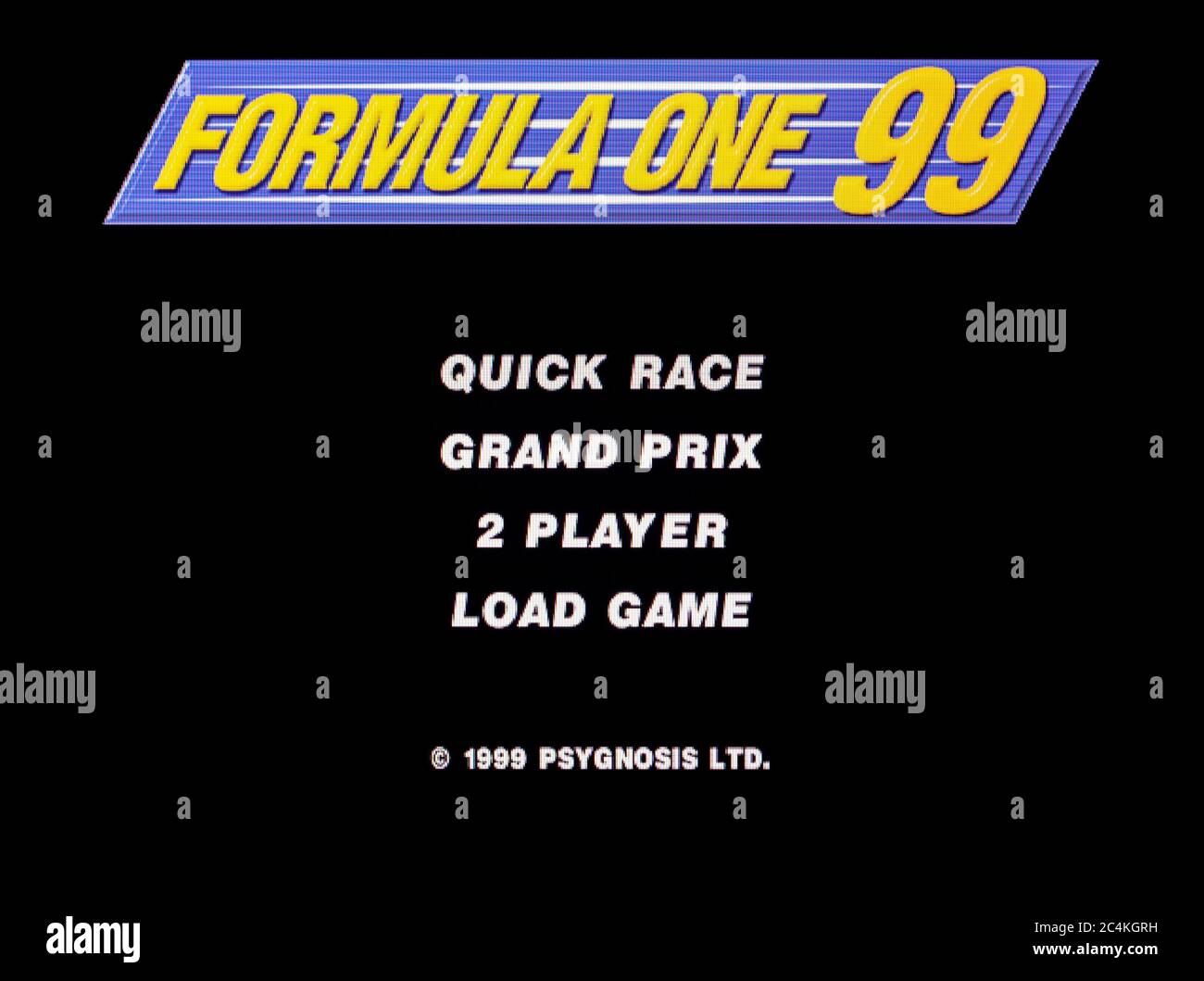Formula One 99 - Sony PlayStation 1 PS1 PSX - solo uso editorial Foto de stock