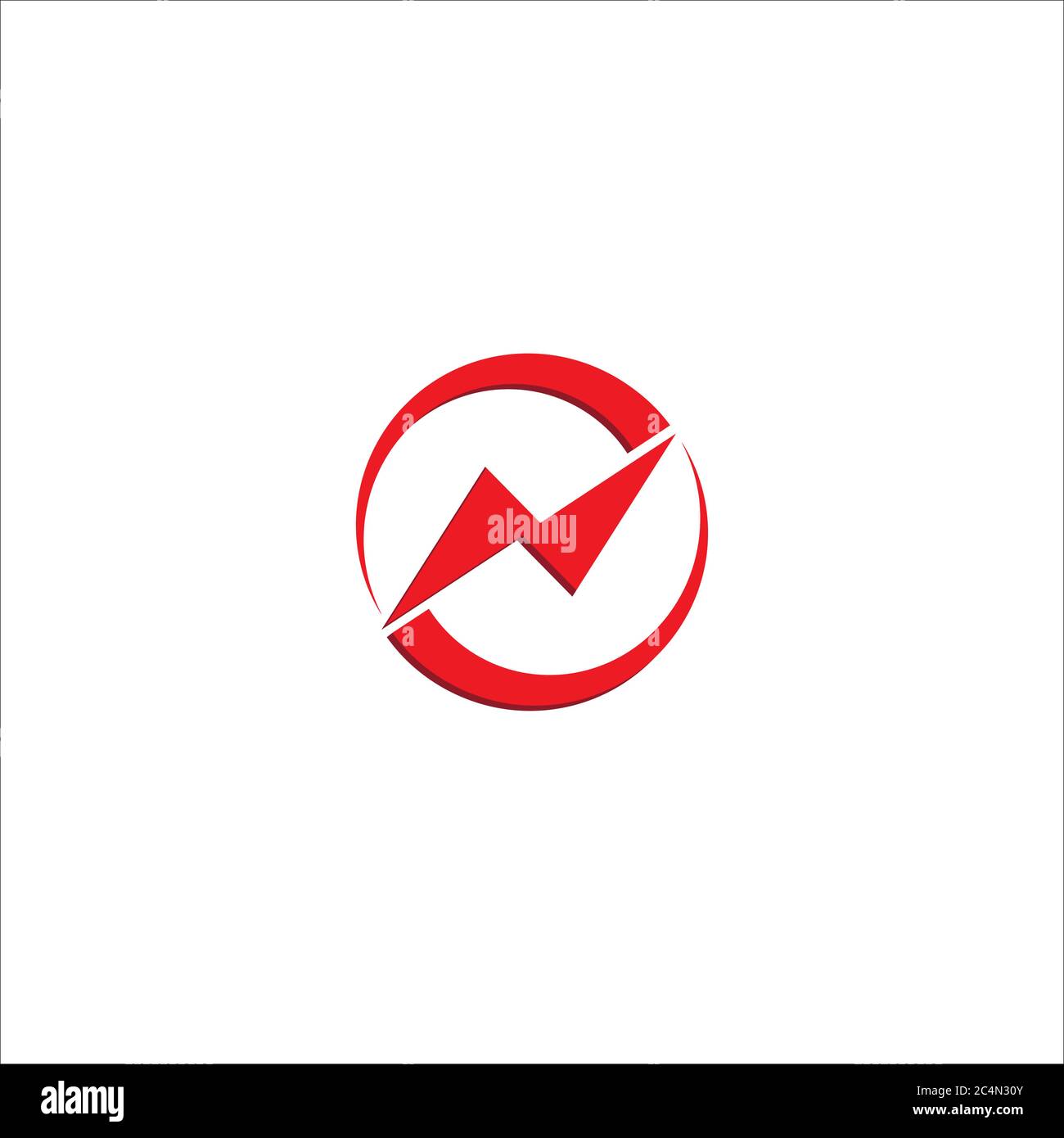 Carta N Plantilla Inicial De Diseño De Logotipo El Lema Con El Concepto De Logotipo Vortex 0209