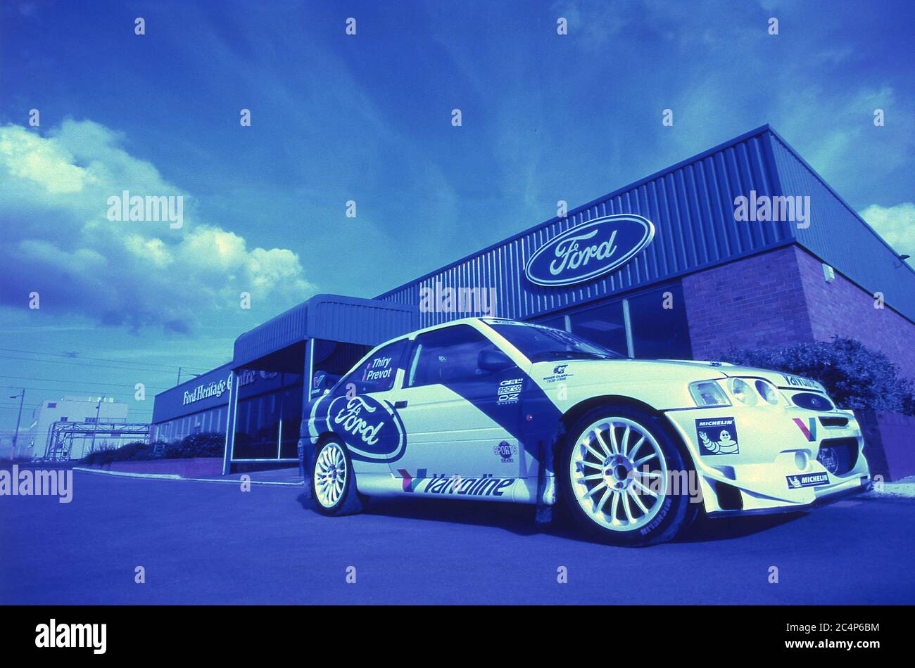 1998 Bruno Thiry Ford Escort-Cosworth rally coche Foto de stock