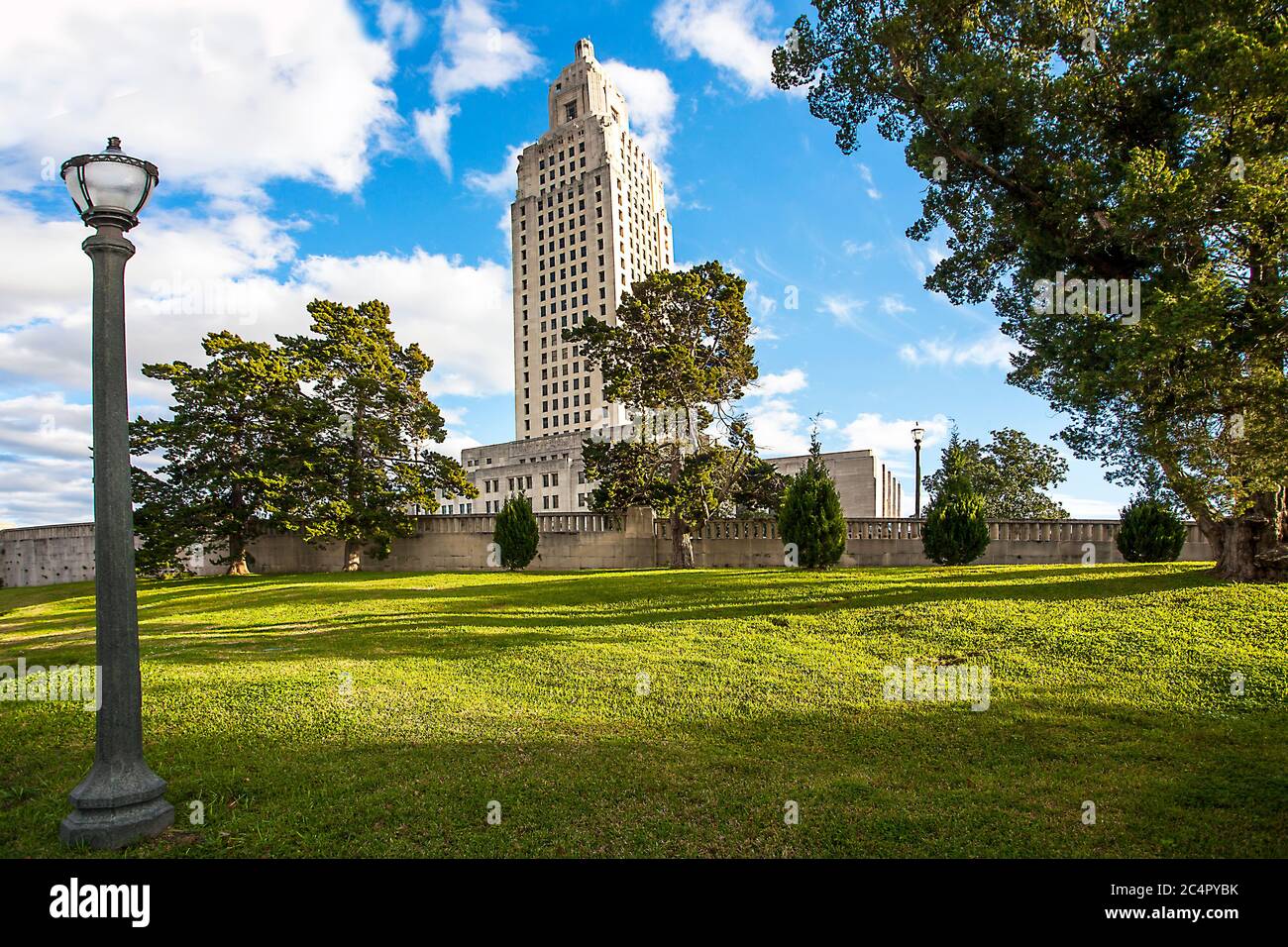 Capital del estado de Luisiana edificio Baton Rouge EE.UU. Foto de stock