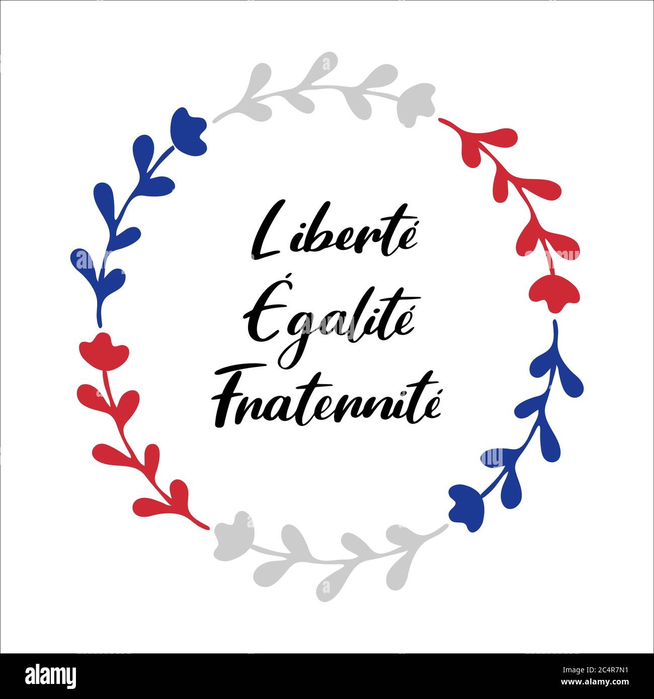 14 De Julio La Cita De La Hermandad De La Igualdad De La Libertad En Francés