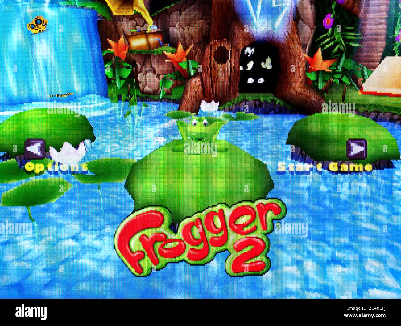 Frogger 2 - Sony PlayStation 1 PS1 PSX - solo para uso editorial Foto de stock