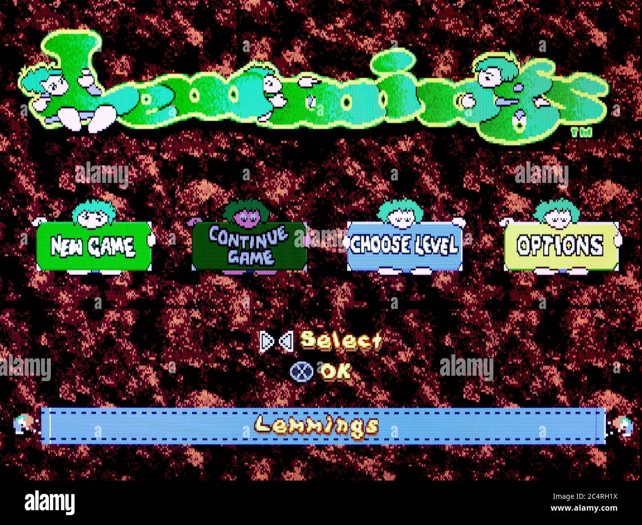 Lemmings - Sony PlayStation 1 PS1 PSX - solo para uso editorial Foto de stock