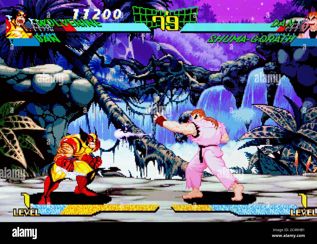 Marvel Super Heroes vs Street Fighter - Sony PlayStation 1 PS1 PSX - solo  para uso editorial Fotografía de stock - Alamy