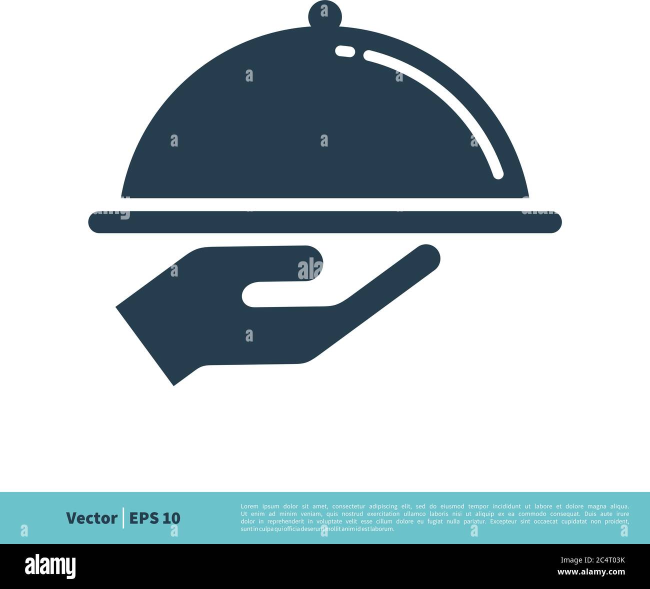 Bandeja Restaurante icono Vector Logo plantilla Ilustración Diseño. EPS  vectorial 10 Imagen Vector de stock - Alamy