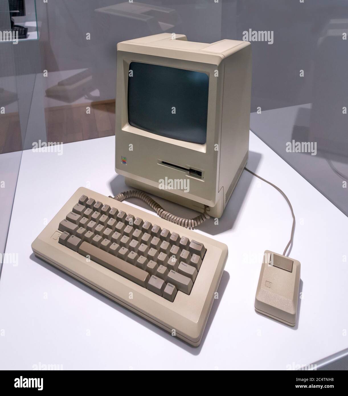 Ordenador Macintosh 128K 1984 Foto de stock