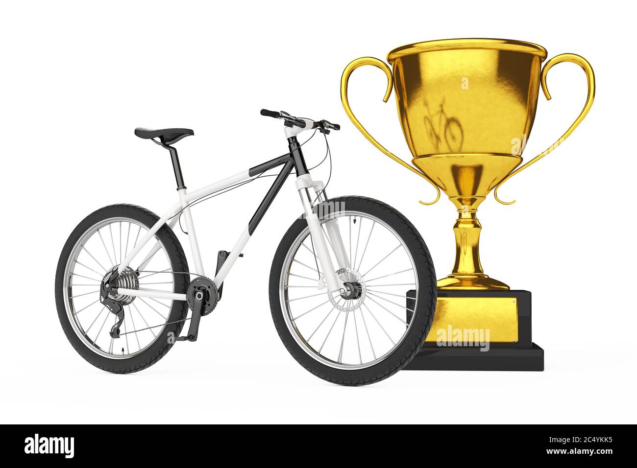 Golden bike trophy Imágenes recortadas de stock - Alamy