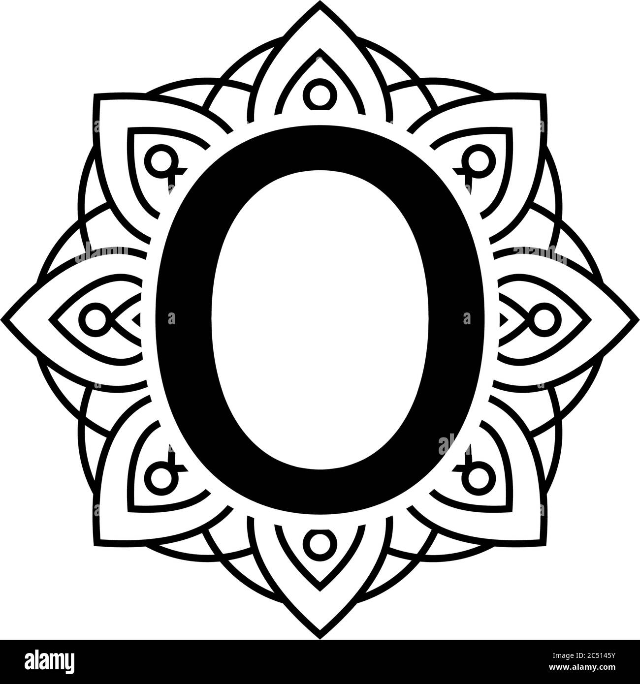 Letra mayúscula o mandala fotografías e imágenes de alta resolución Alamy