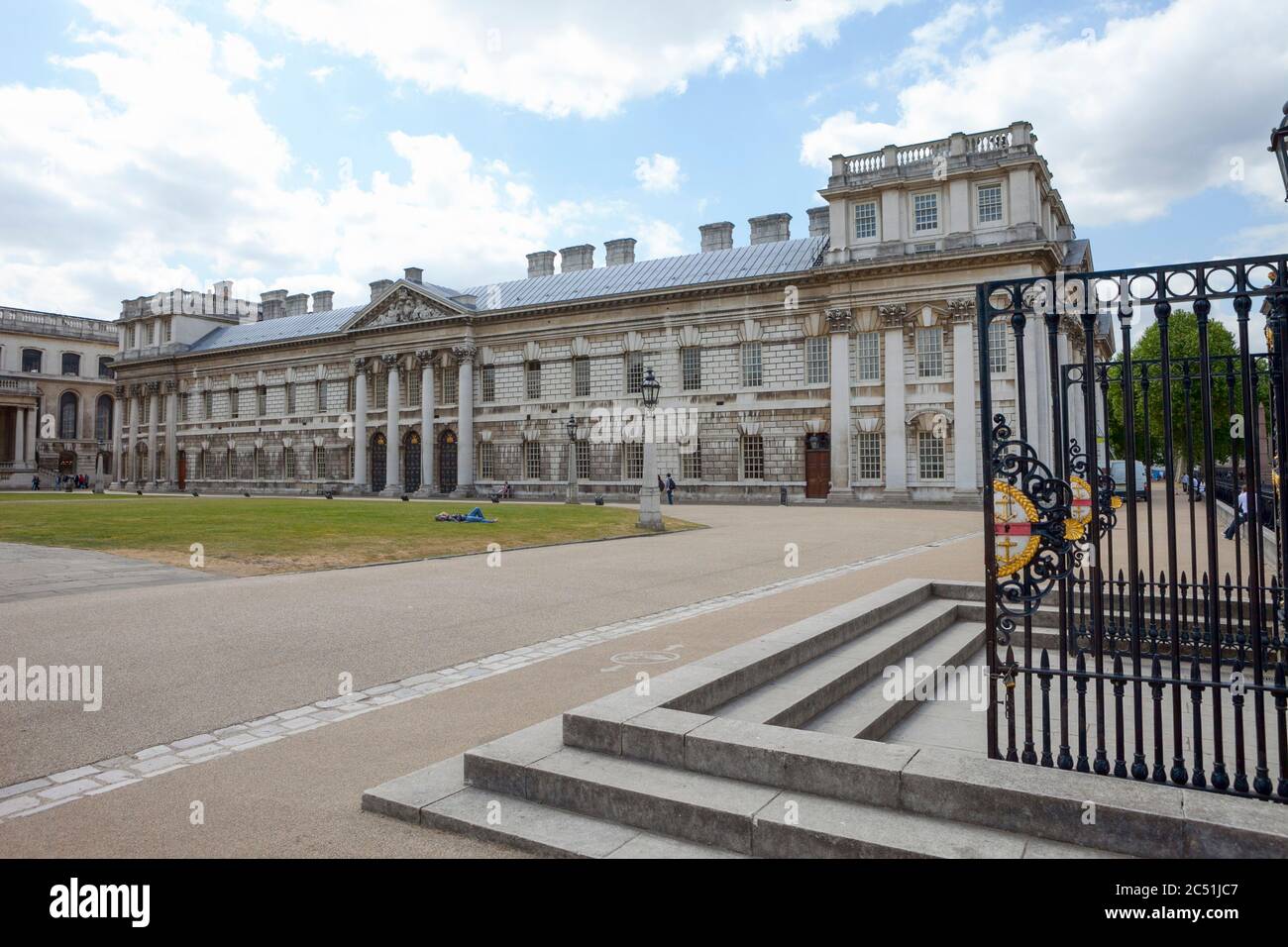 Admirals House Old Royal Navy College Greenwich Londres Foto de stock