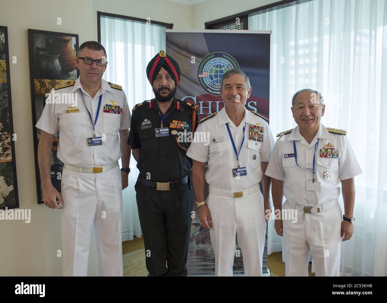 Jefes de Defensa Indo-Asia-Pacífico se reúnen en Manila, 2016. Foto de stock