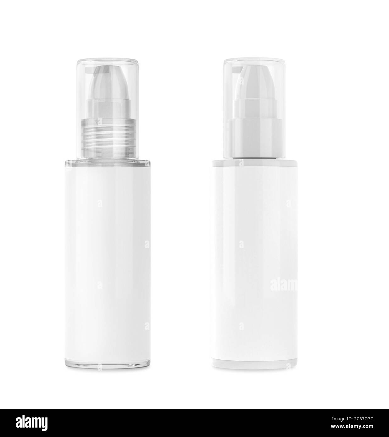 Botellas de plástico de 2 onzas – Botellas de desinfectante de manos vacías  a granel tamaño de viaje – Pequeño recipiente transparente de tamaño de