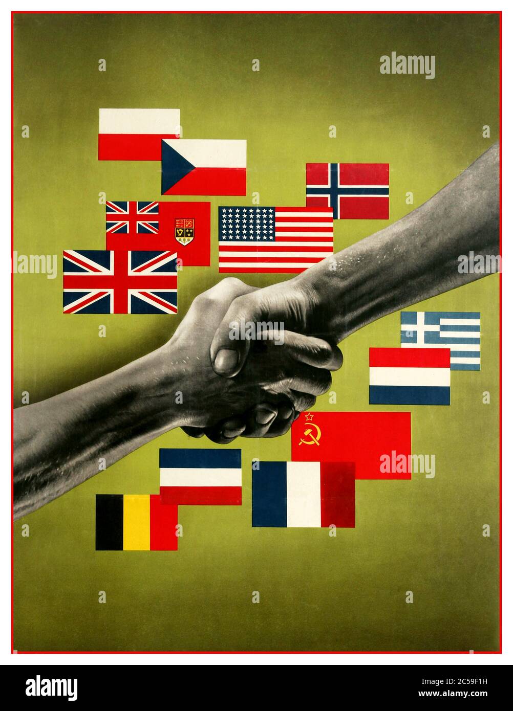 Mostrando banderas de países aliados apretón de manos 1942 fotografías e  imágenes de alta resolución - Alamy