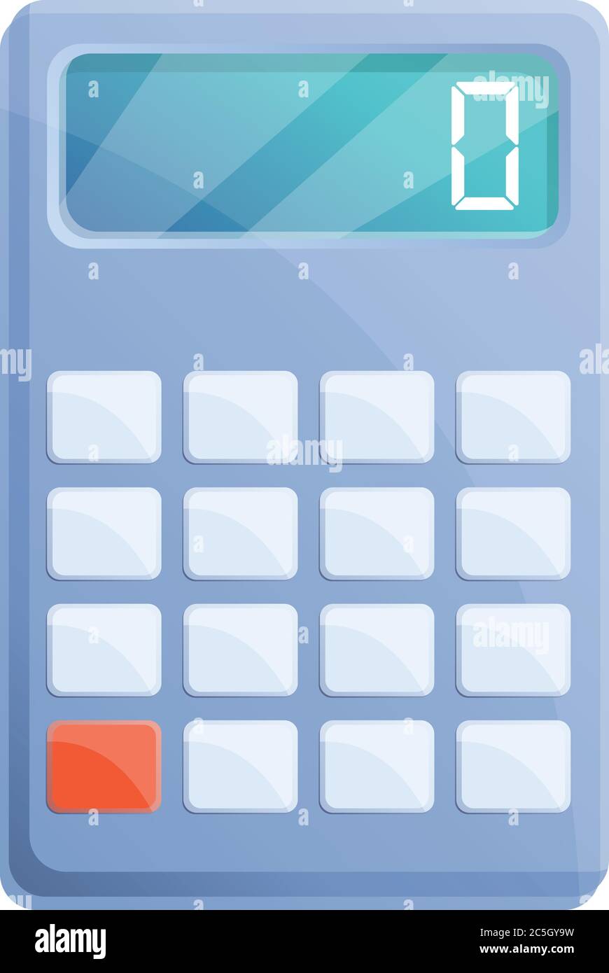 Icono de la calculadora de álgebra. Dibujo animado de la calculadora de  álgebra icono vectorial para diseño web aislado sobre fondo blanco Imagen  Vector de stock - Alamy