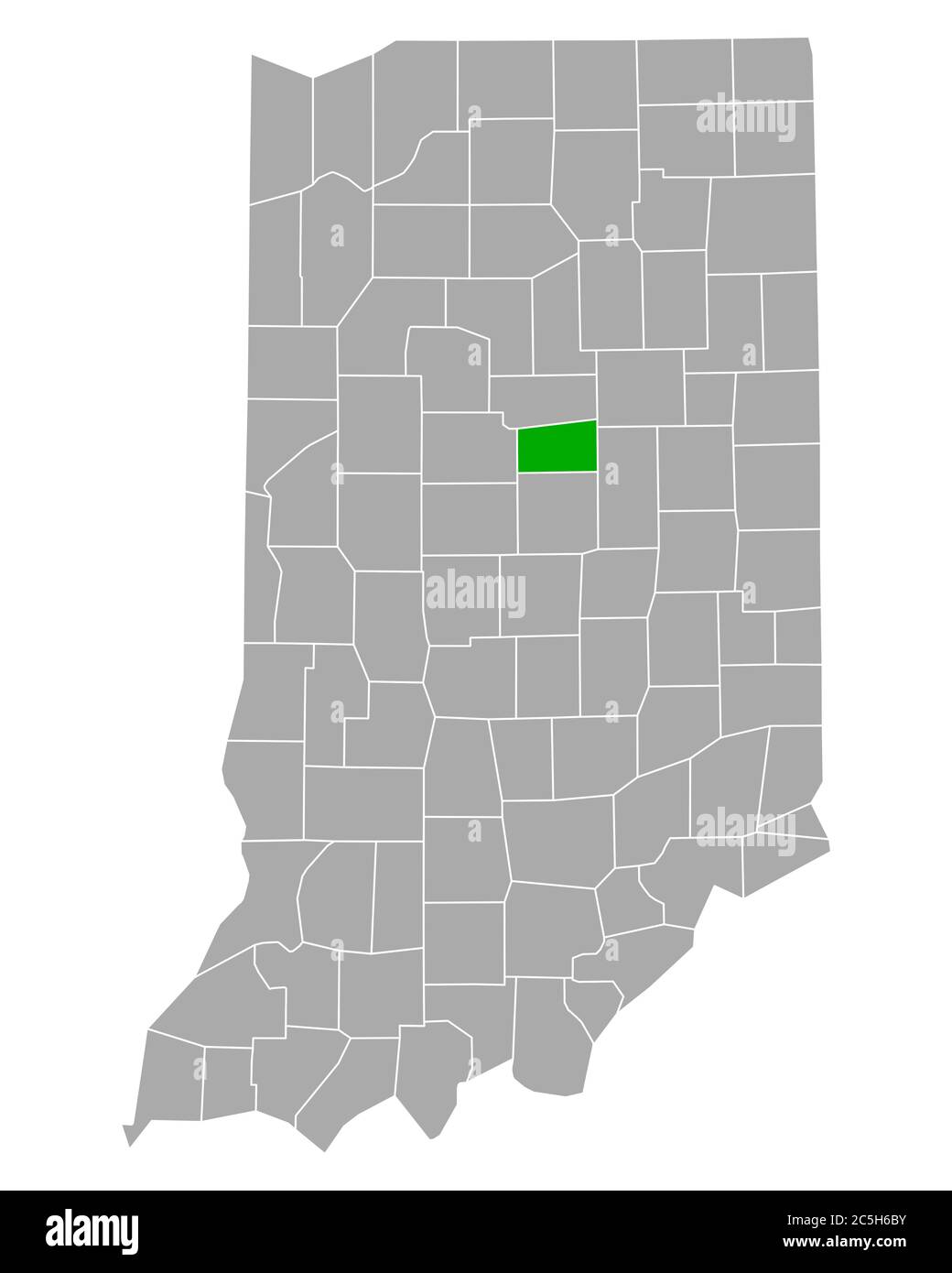 Mapa de tipton indiana Imágenes recortadas de stock Alamy