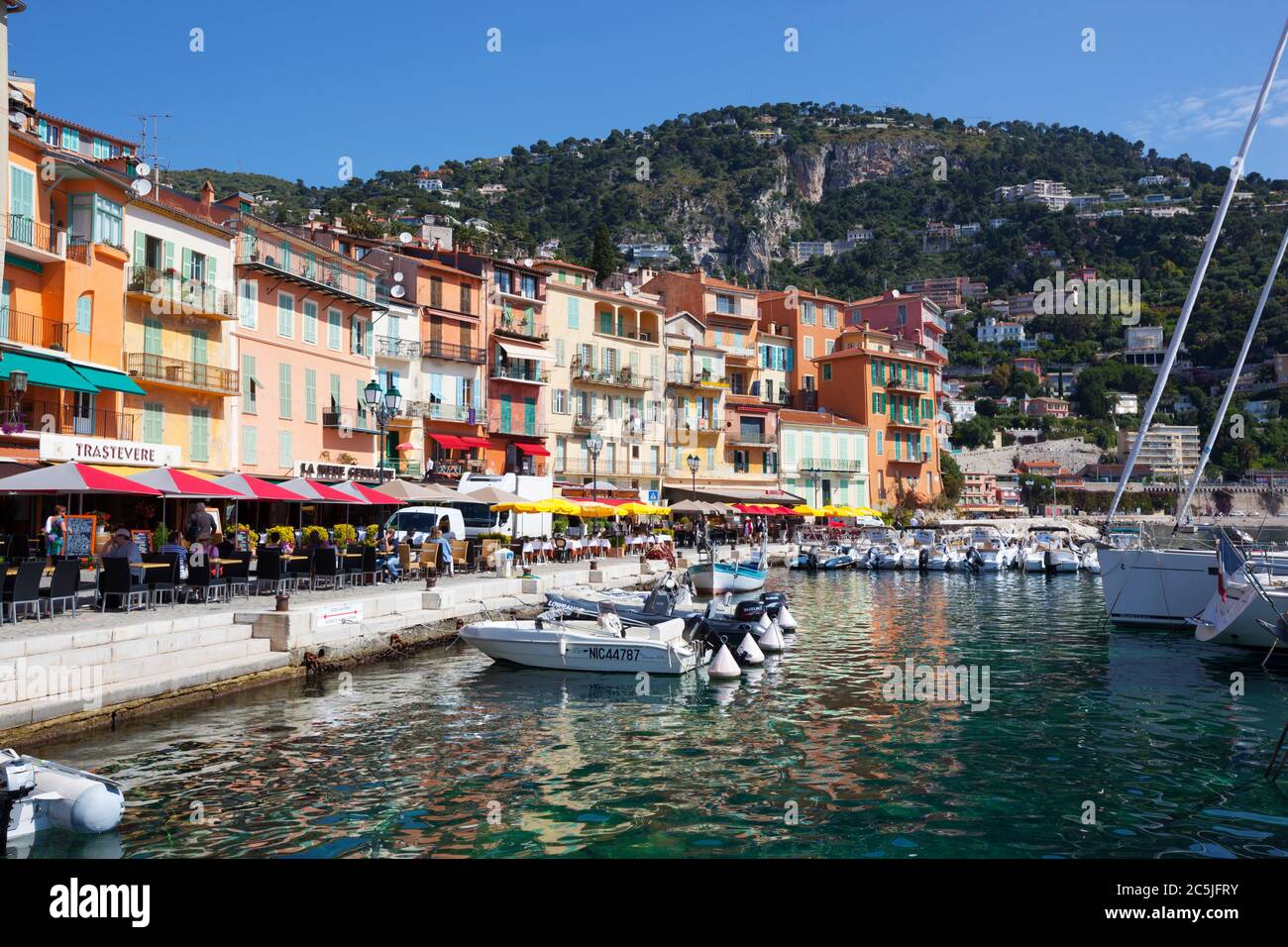 Ciudad vieja y puerto, Villefranche-sur-Mer, Provenza-Alpes-Costa Azul,  Francia, Europa Fotografía de stock - Alamy