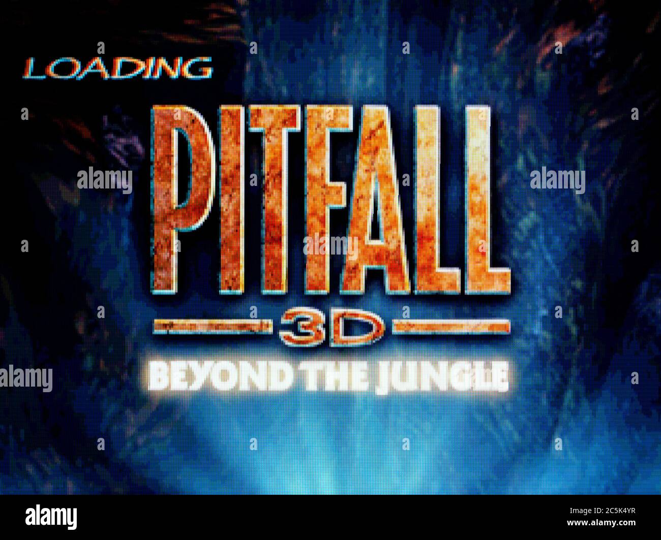 Pitfall 3D más allá de la selva - Sony PlayStation 1 PS1 PSX - solo uso editorial Foto de stock