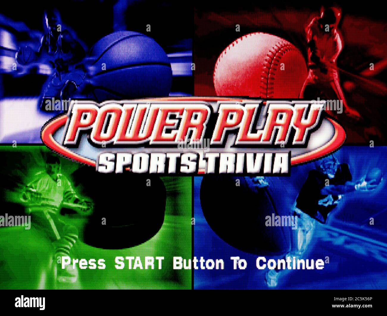 Power Play Sports Trivia - Sony PlayStation 1 PS1 PSX - solo para uso editorial Foto de stock