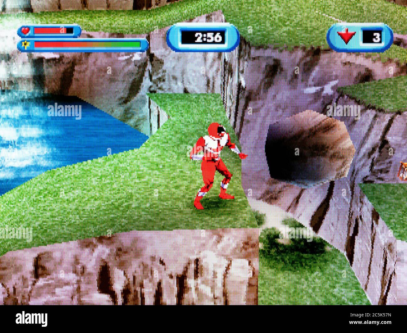 Power Rangers Time Force - Sony PlayStation 1 PS1 PSX - solo para uso editorial Foto de stock