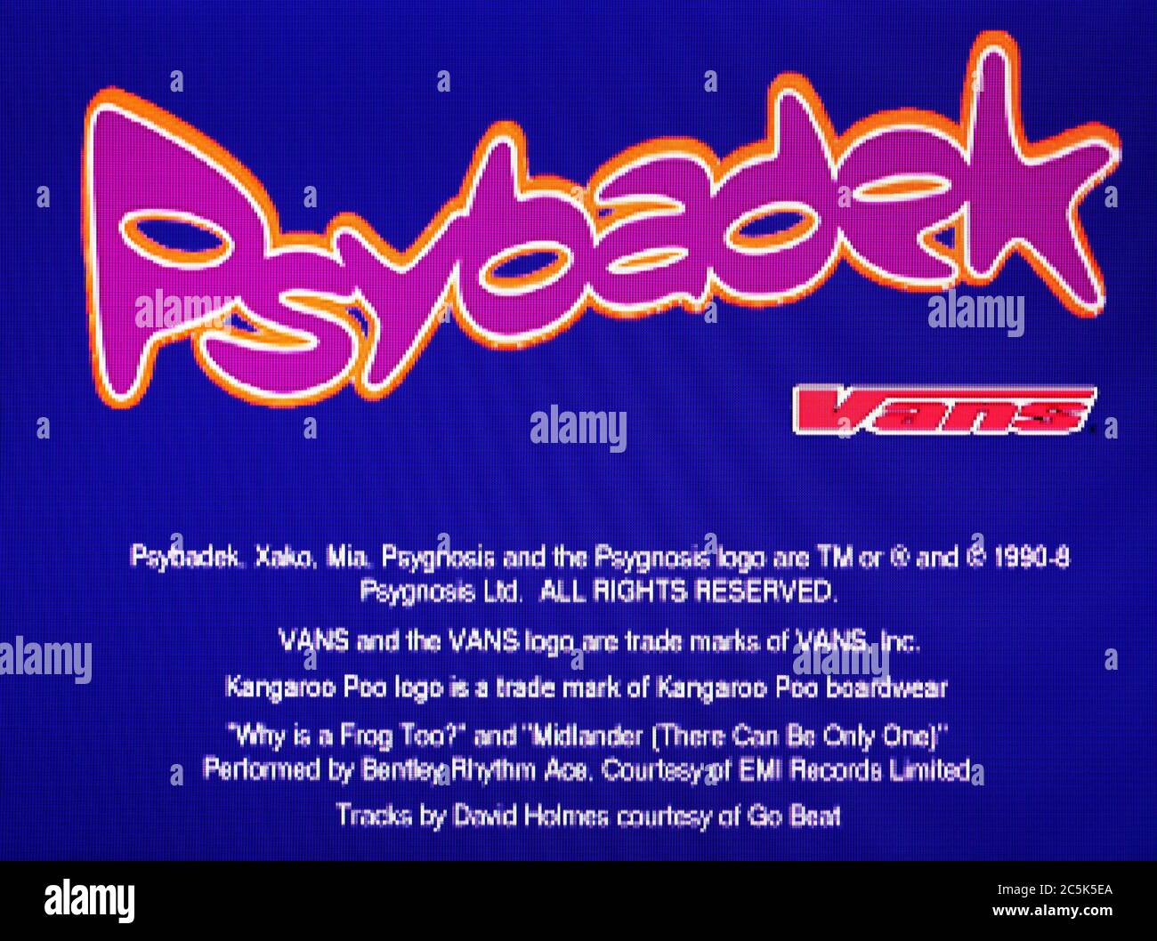 Psybadek - Sony PlayStation 1 PS1 PSX - solo para uso editorial Foto de stock