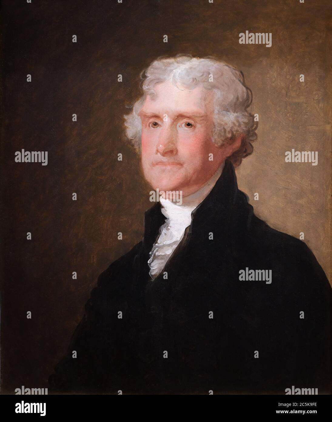 Thomas Jefferson, 1821 Foto de stock