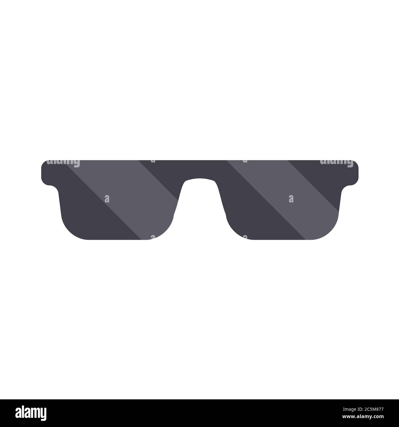 Gafas de hombre. Ilustración vectorial EPS 10 en un moderno estilo plano  aislado Imagen Vector de stock - Alamy