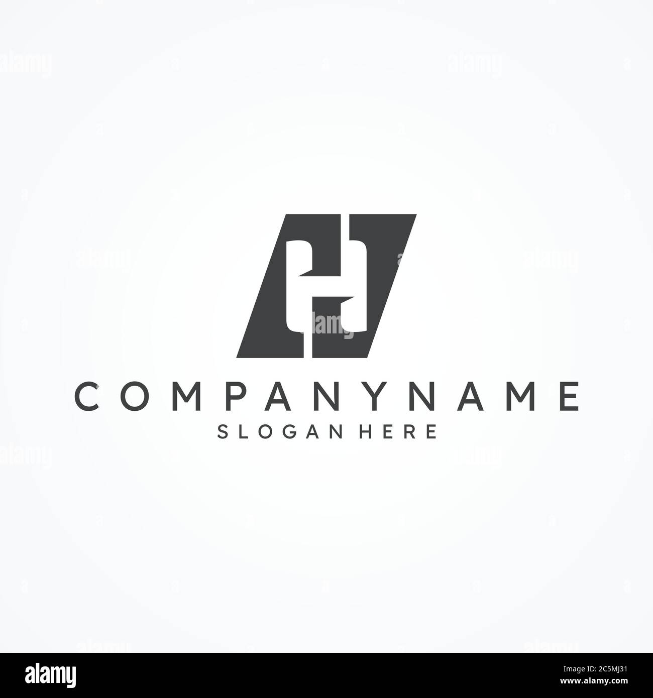 Vector Letra H Monograma S mbolo Dise o Minimalista Letra H Para Su
