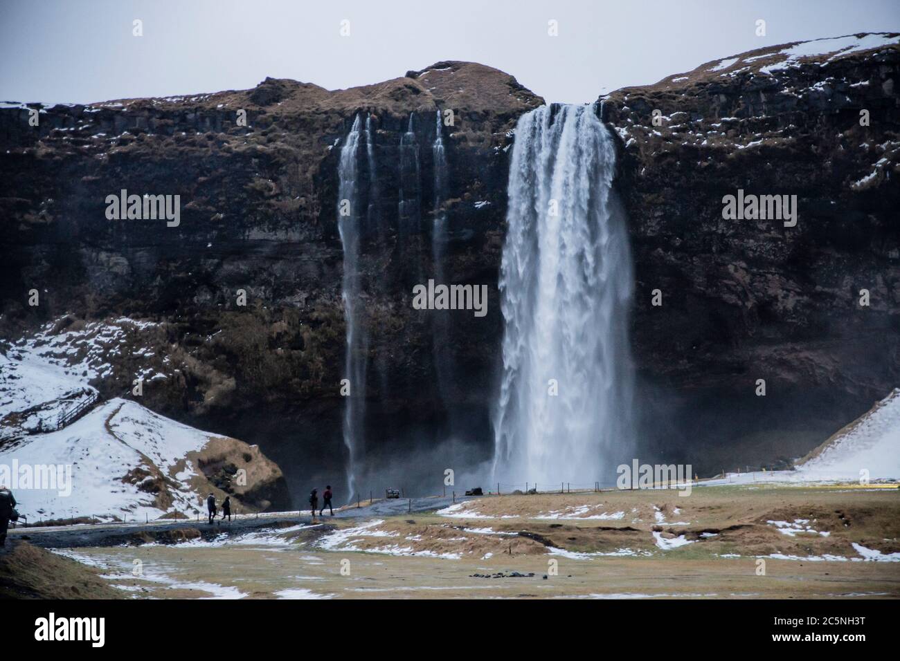 Vista natural en Islandia Foto de stock