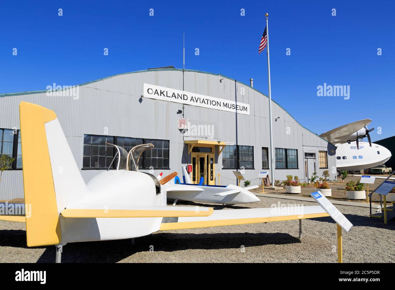 El Museo de la Aviación de Oakland, Oakland, California, EE.UU. Foto de stock