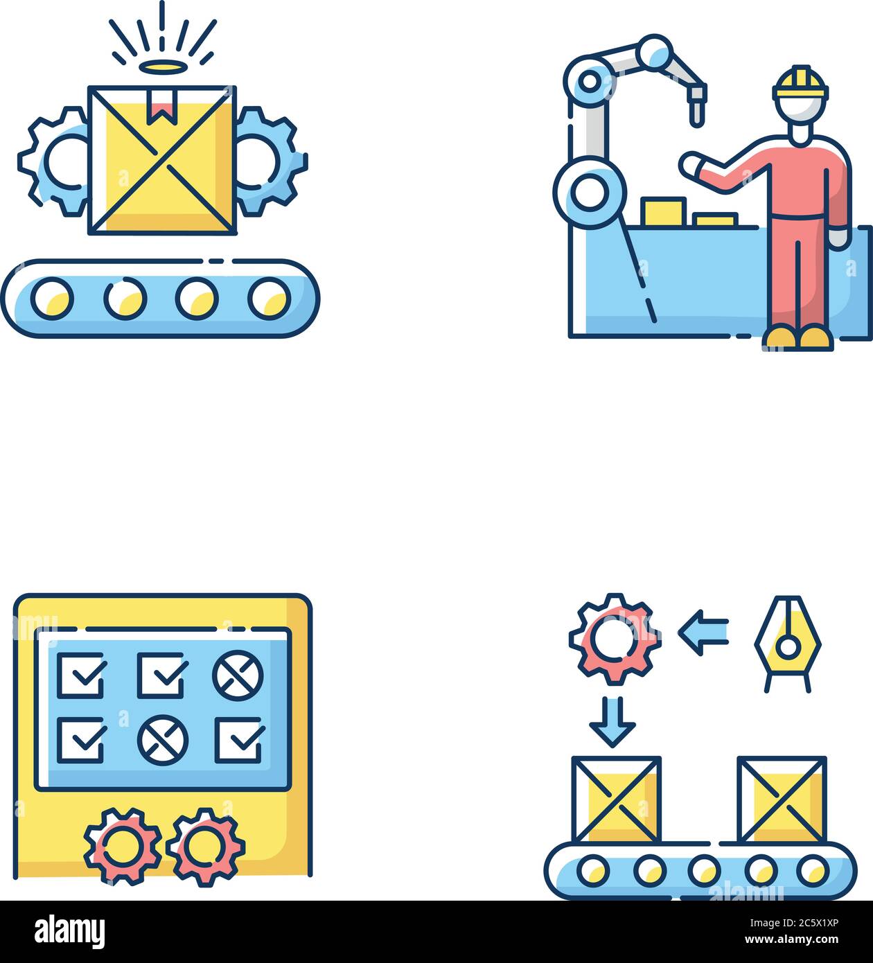 Pruebas continuas Imágenes vectoriales de stock Alamy