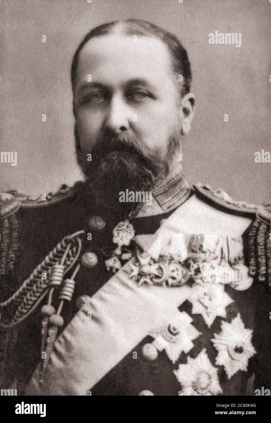 Alfred, duque de Saxe-Coburg y Gotha (Alfred Ernest Albert; 1844 – 1900). Fue el segundo hijo y cuarto hijo de la reina Victoria del Rey Unido Foto de stock