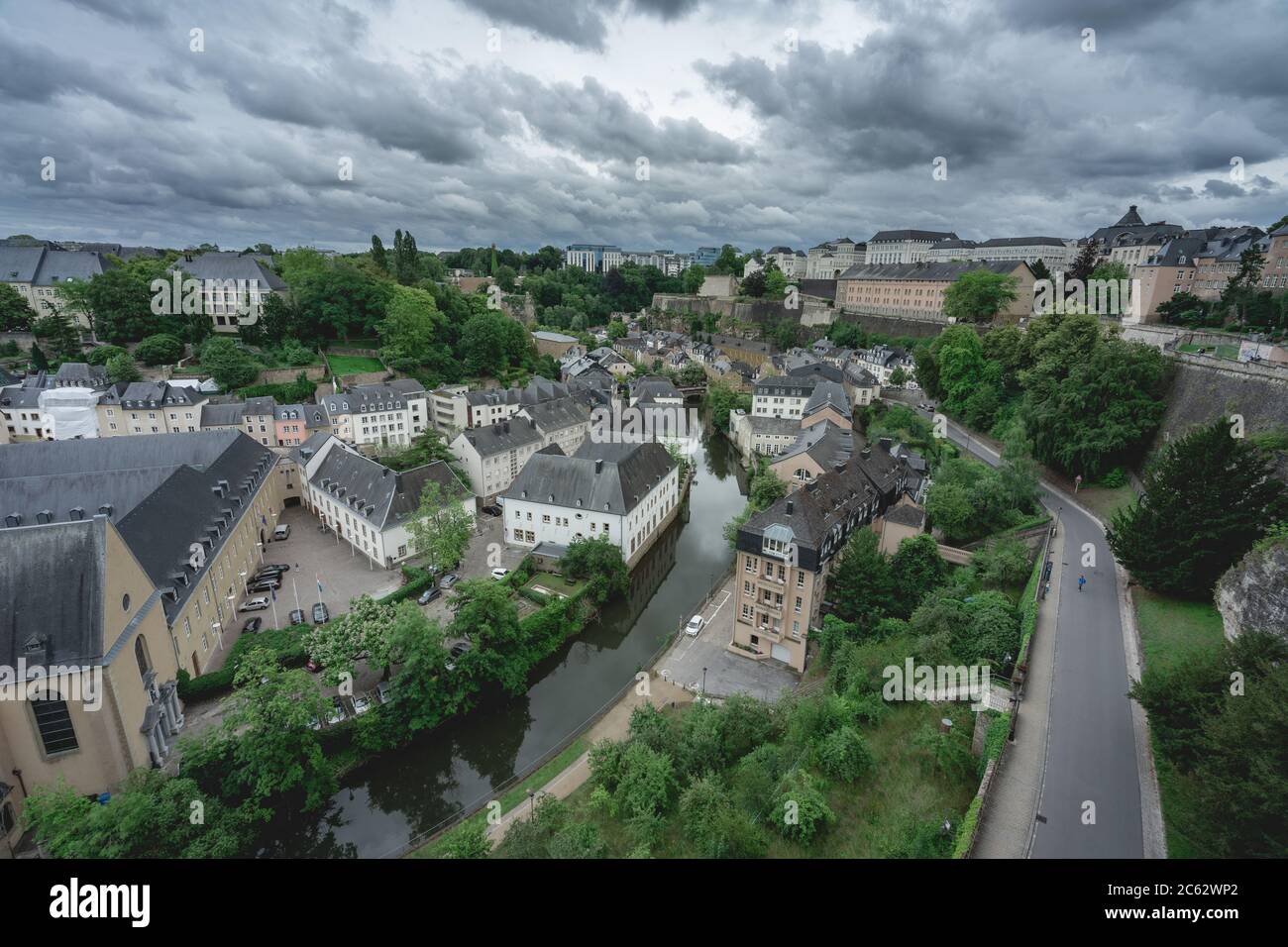 descripción de la ciudad Luxemburgo 28 de junio de 2020 Foto de stock