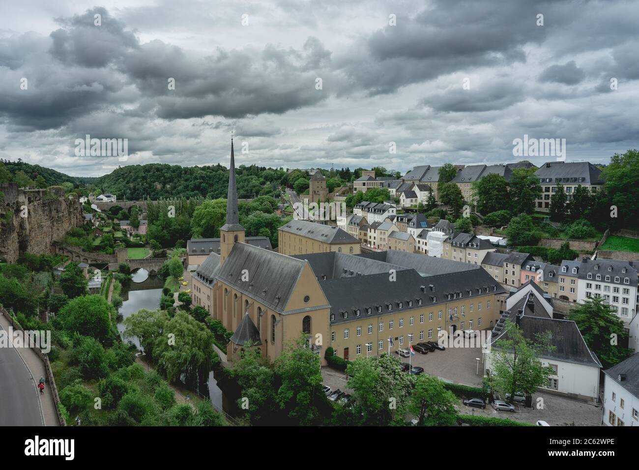 descripción de la ciudad Luxemburgo 28 de junio de 2020 Foto de stock