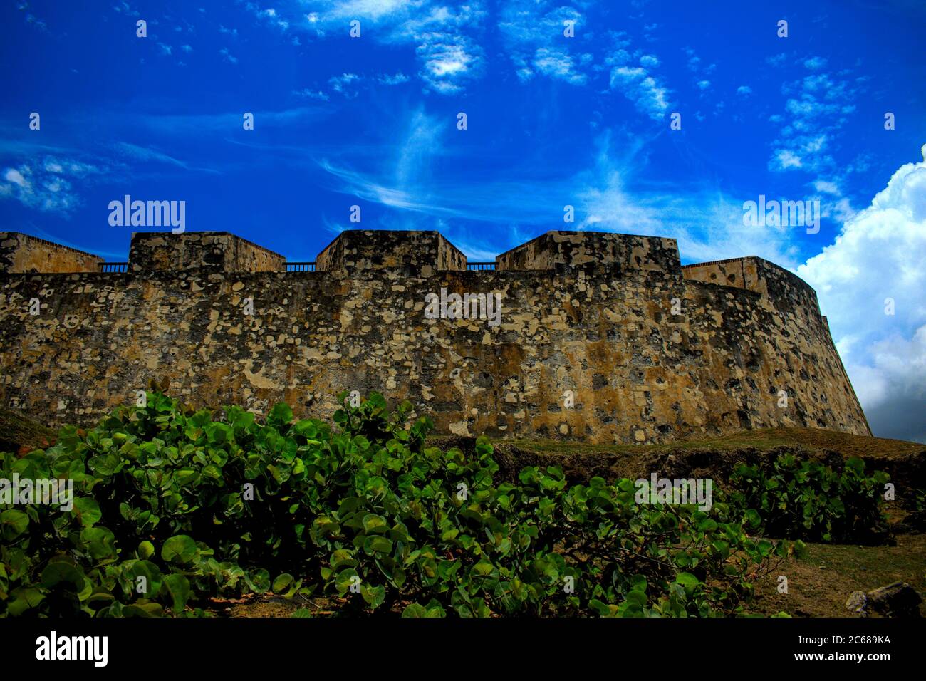 Las murallas de San Juan Foto de stock