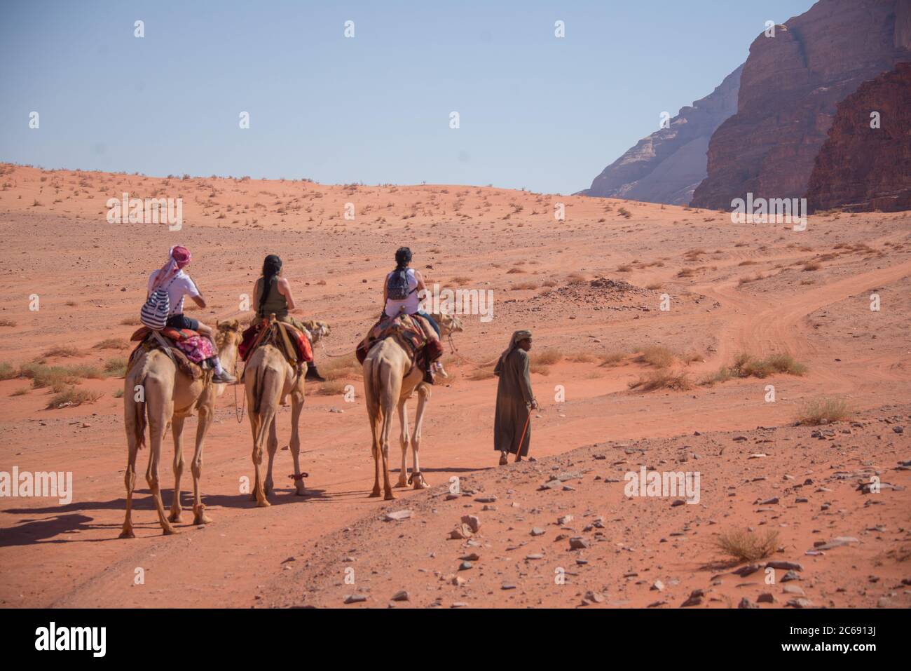 Asia, Oriente Medio, Jordania, Wadi Rum Foto de stock
