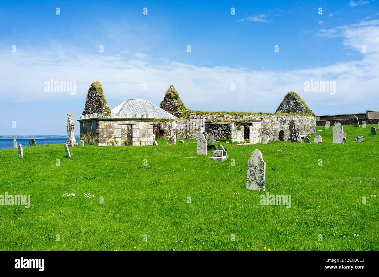 Iglesia de IU de St Columba, Melbost, Broad Bay, Isla de Lewis, Islas del Oeste, Hébridas Exteriores, Escocia, Reino Unido Foto de stock