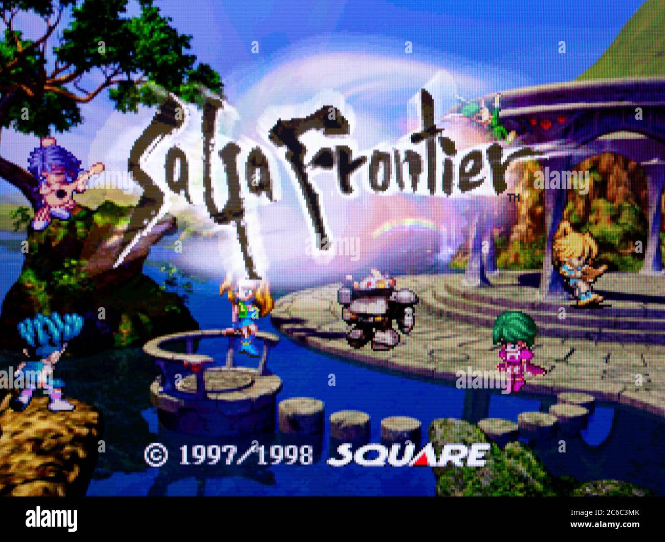 Saga Frontier - Sony PlayStation 1 PS1 PSX - solo para uso editorial Foto de stock