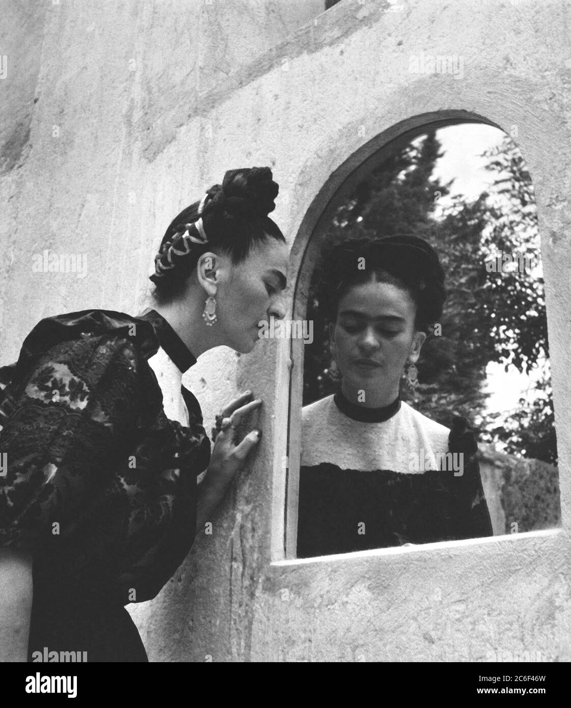 Frida Kahlo, pintora mexicana Foto de stock
