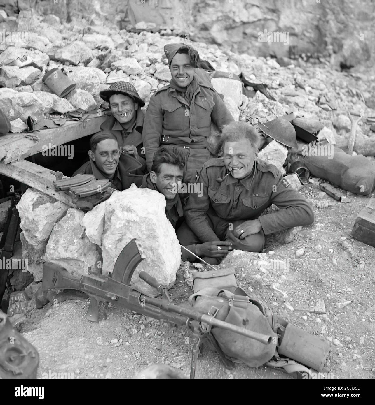 BATALLA DE MONTE CASSINO 1944 Fotografía de stock Alamy