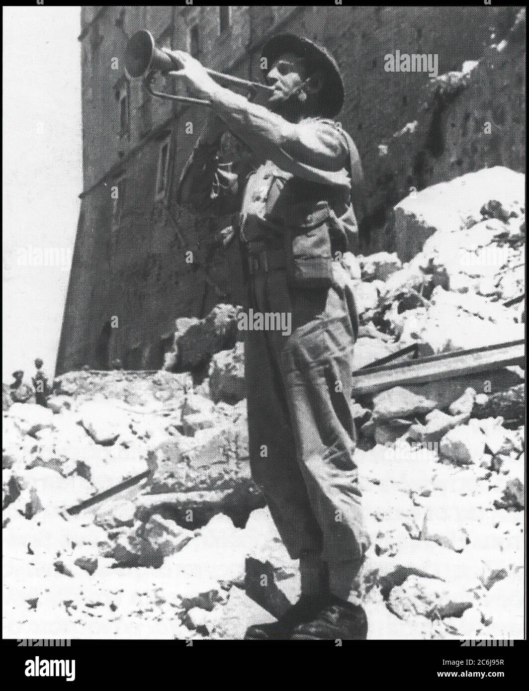 BATALLA DE MONTE CASSINO 1944 Fotografía de stock Alamy