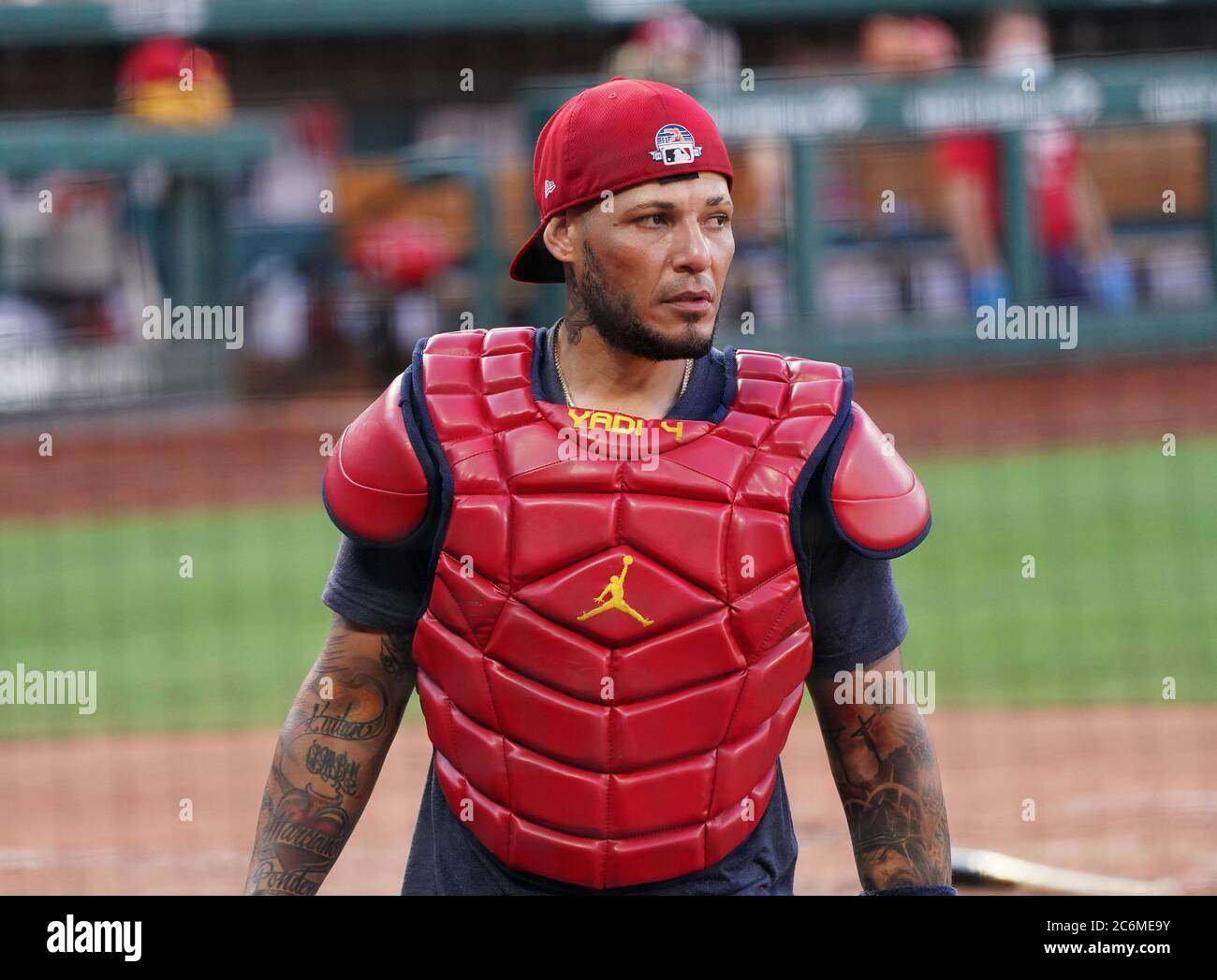Yadier Molina of the St. Louis Cardinals and the National League and  Fotografía de noticias - Getty Images