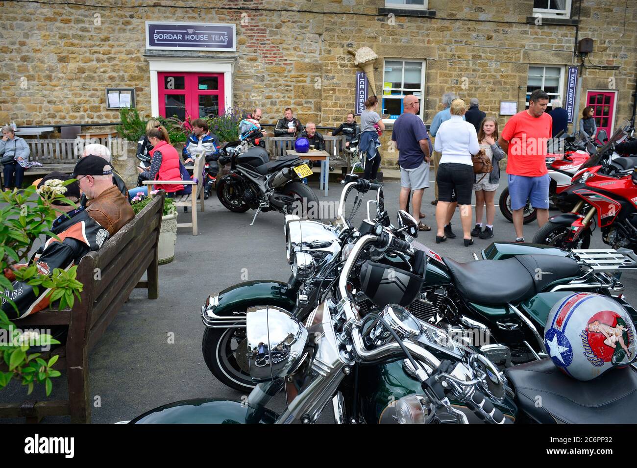 Mercado de Masham Place North Yorkshire Inglaterra Reino Unido Foto de stock