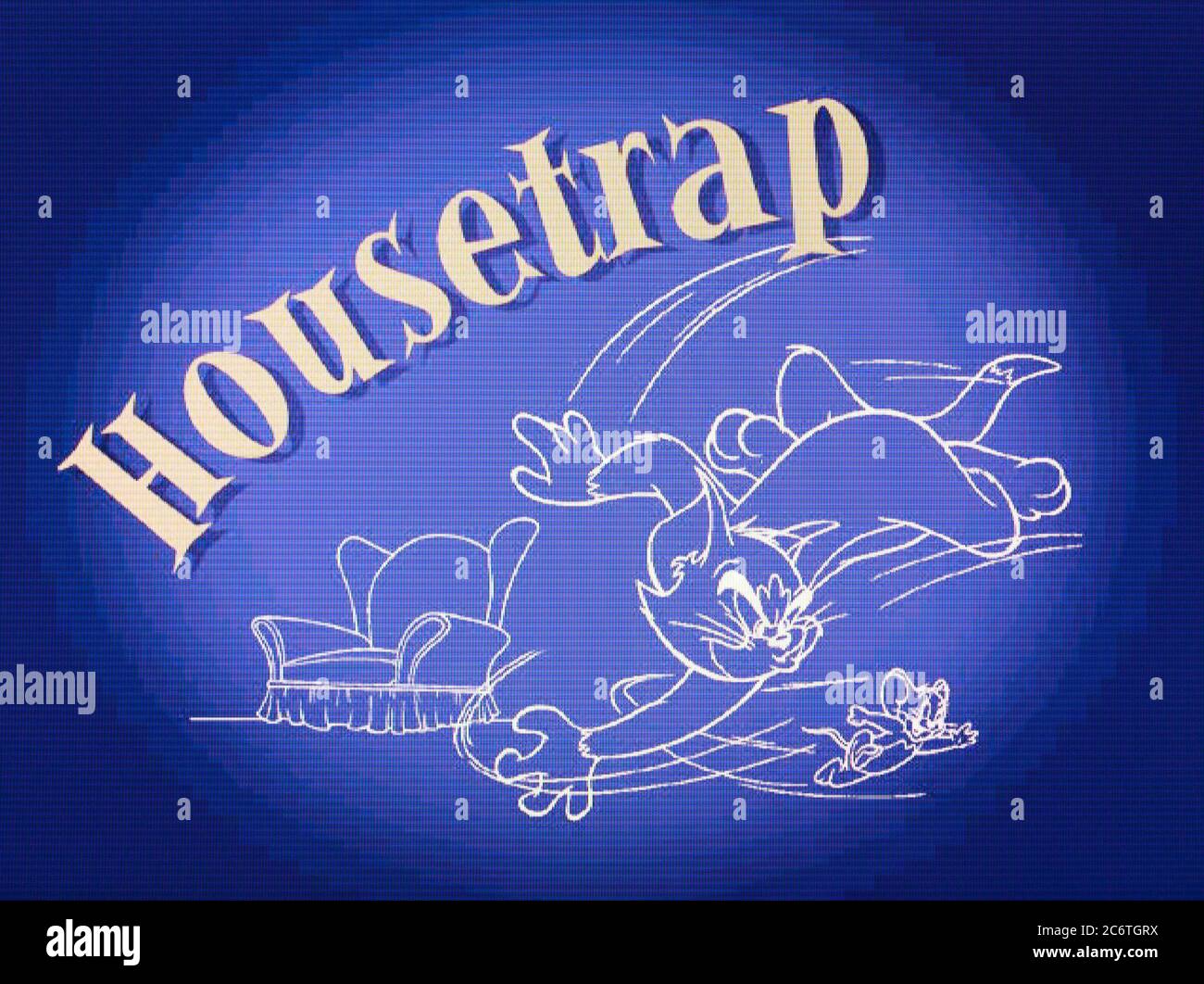 Tom & Jerry In House Trap - Sony PlayStation 1 PS1 PSX - solo para uso editorial Foto de stock