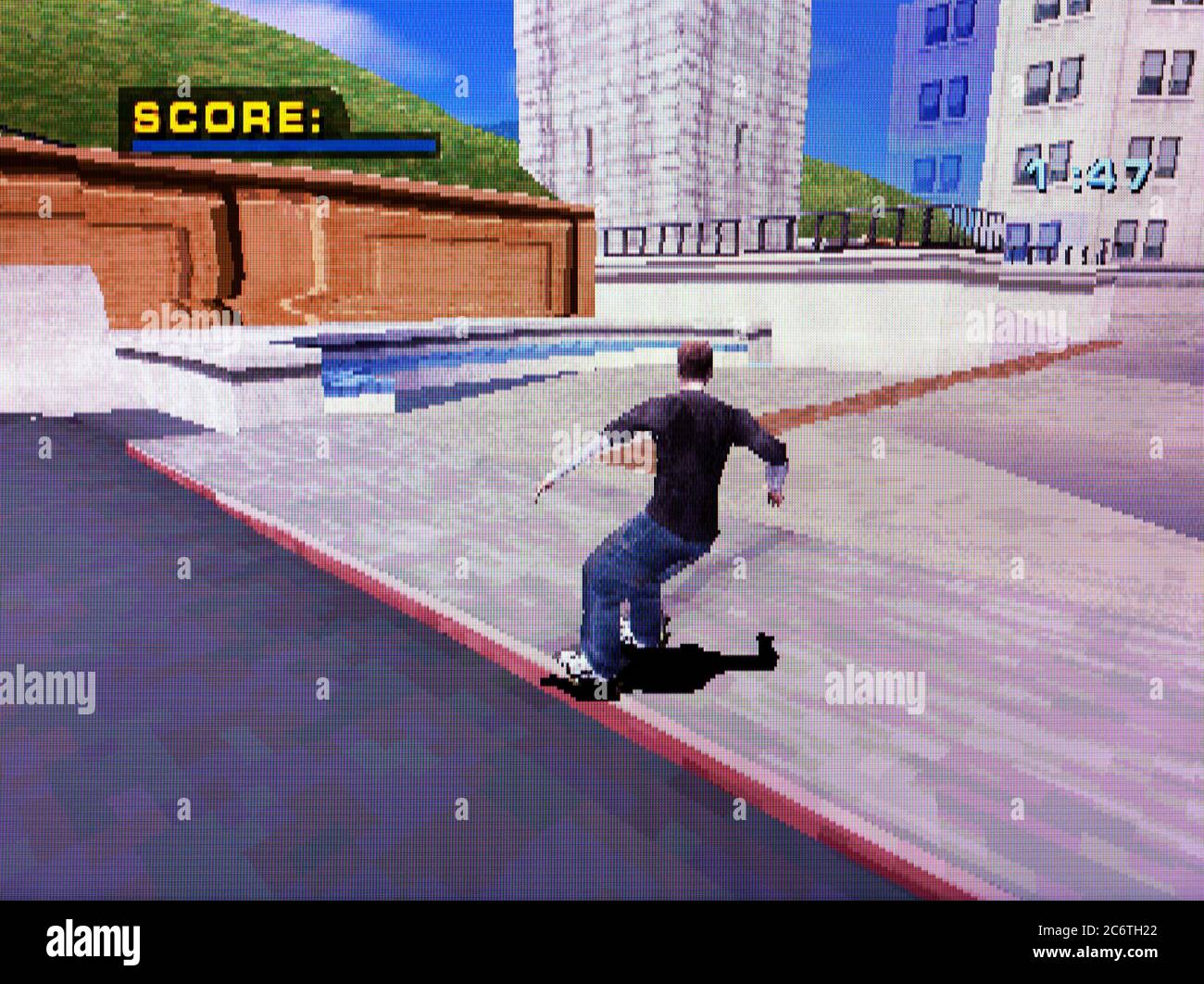 Tony Hawk's Pro Skater 4 - Sony PlayStation 1 PS1 PSX - solo para uso editorial Foto de stock