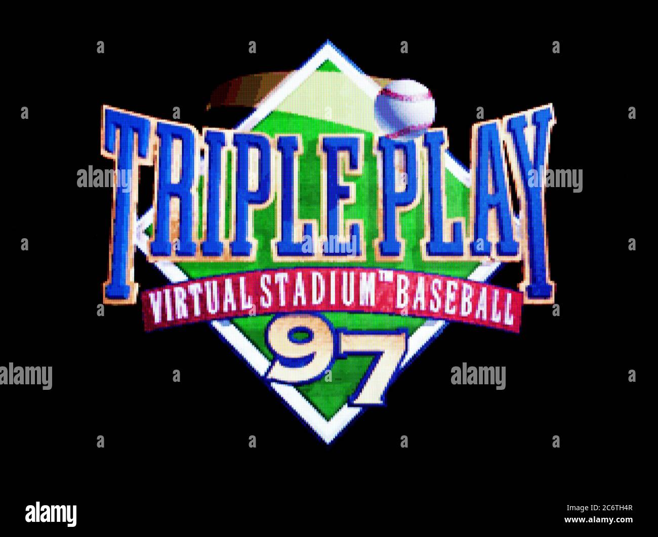 Estadio Virtual Triple Play Baseball 97 - Sony PlayStation 1 PS1 PSX - solo para uso editorial Foto de stock