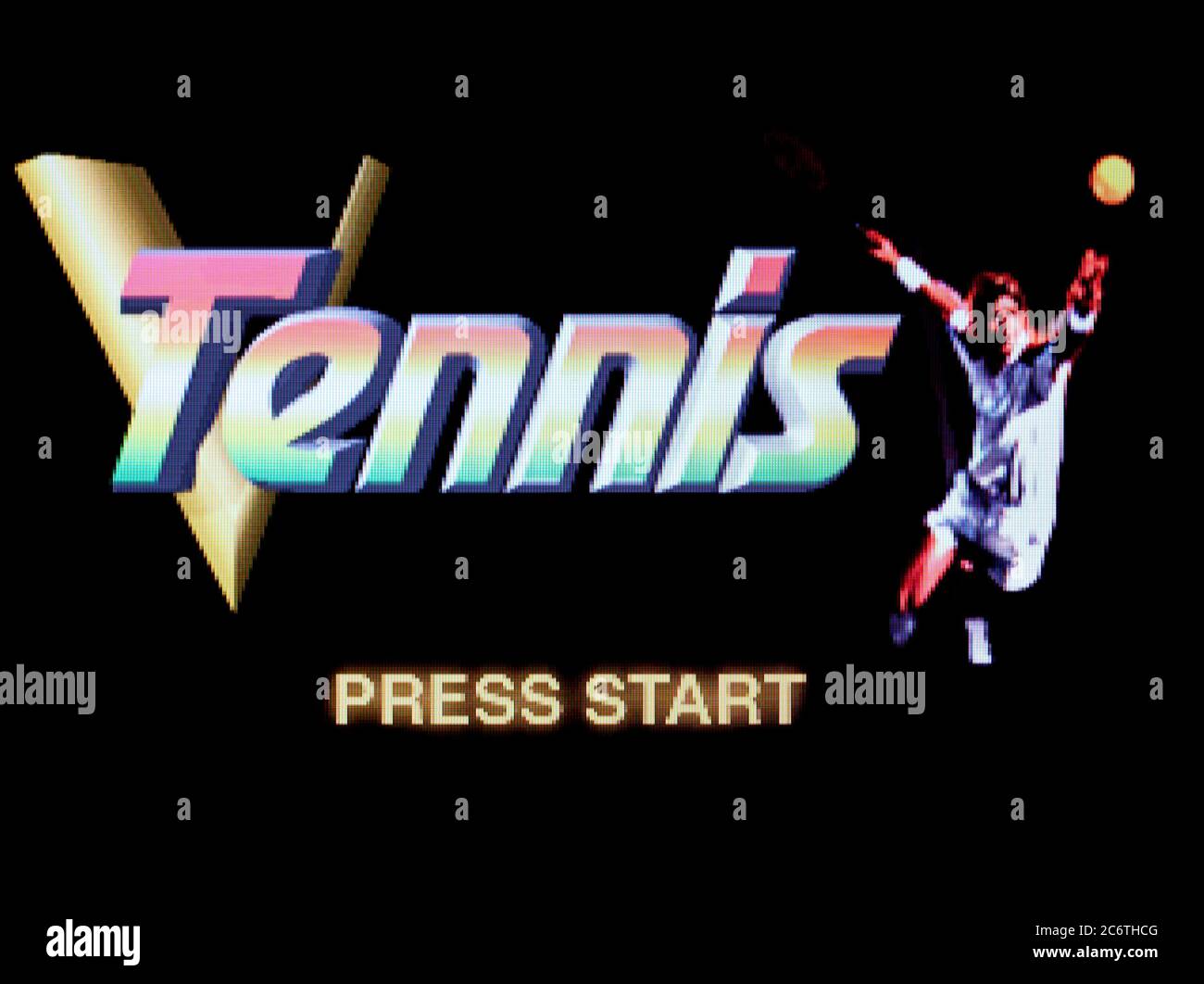 V-Tennis - Sony PlayStation 1 PS1 PSX - solo para uso editorial Foto de stock