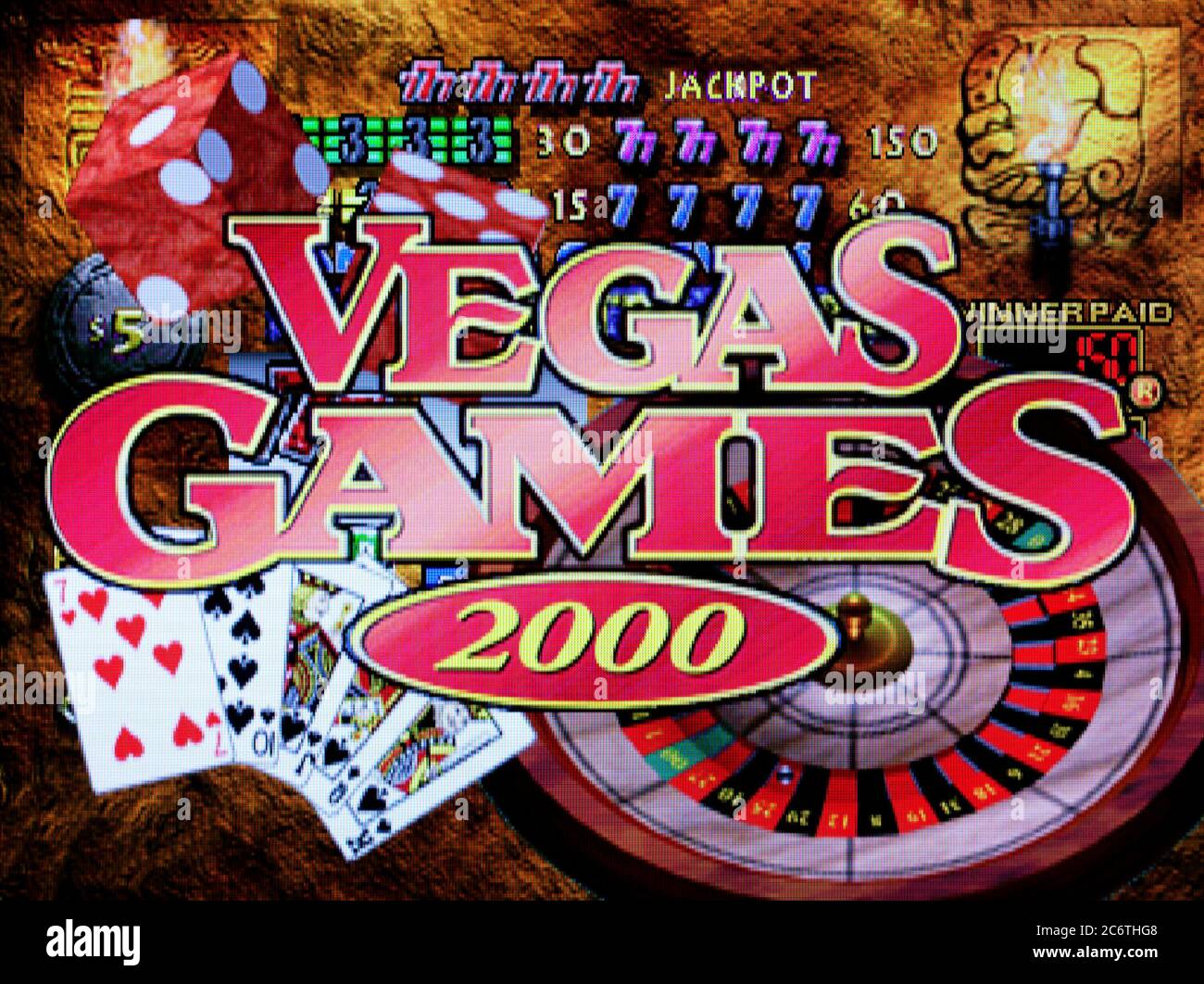 Vegas Games 2000 - Sony PlayStation 1 PS1 PSX - solo para uso editorial Foto de stock